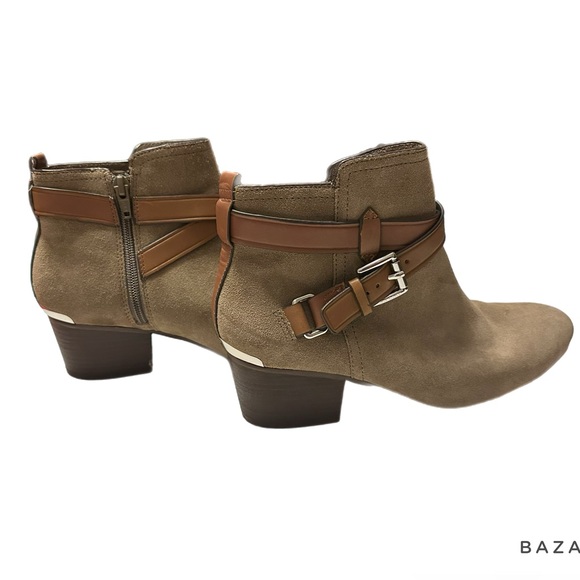 Coach Pauline Tan Suede Leather Boots - Picture 4 of 12